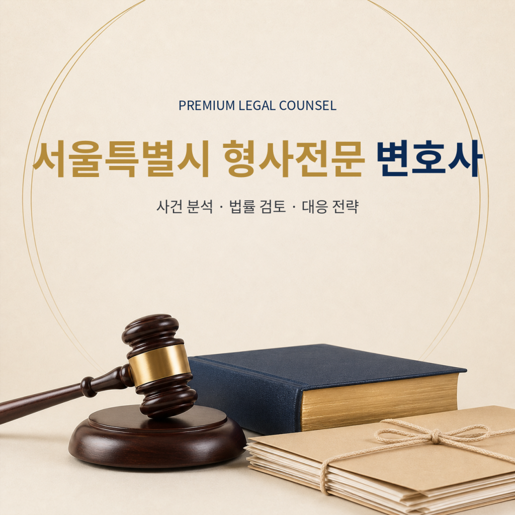 서울특별시 형사전문 변호사