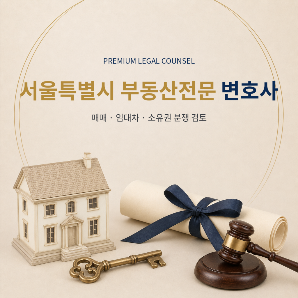 서울특별시 부동산전문 변호사