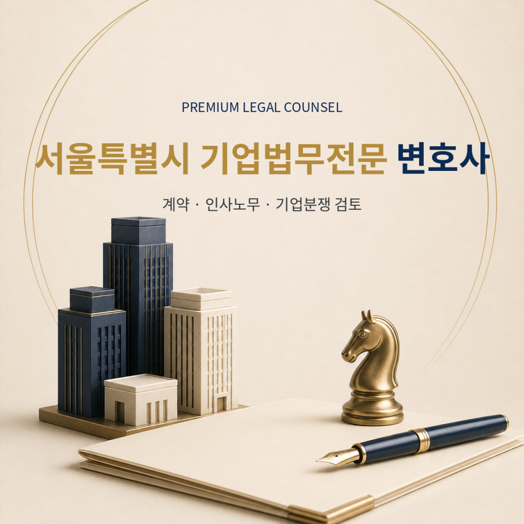서울특별시 기업법무전문 변호사
