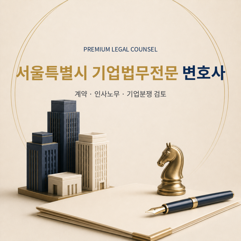 서울특별시 기업법무전문 변호사